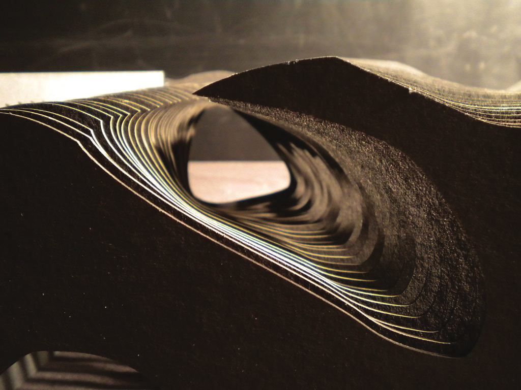 Digital Fabrication Studies: Contouring material study