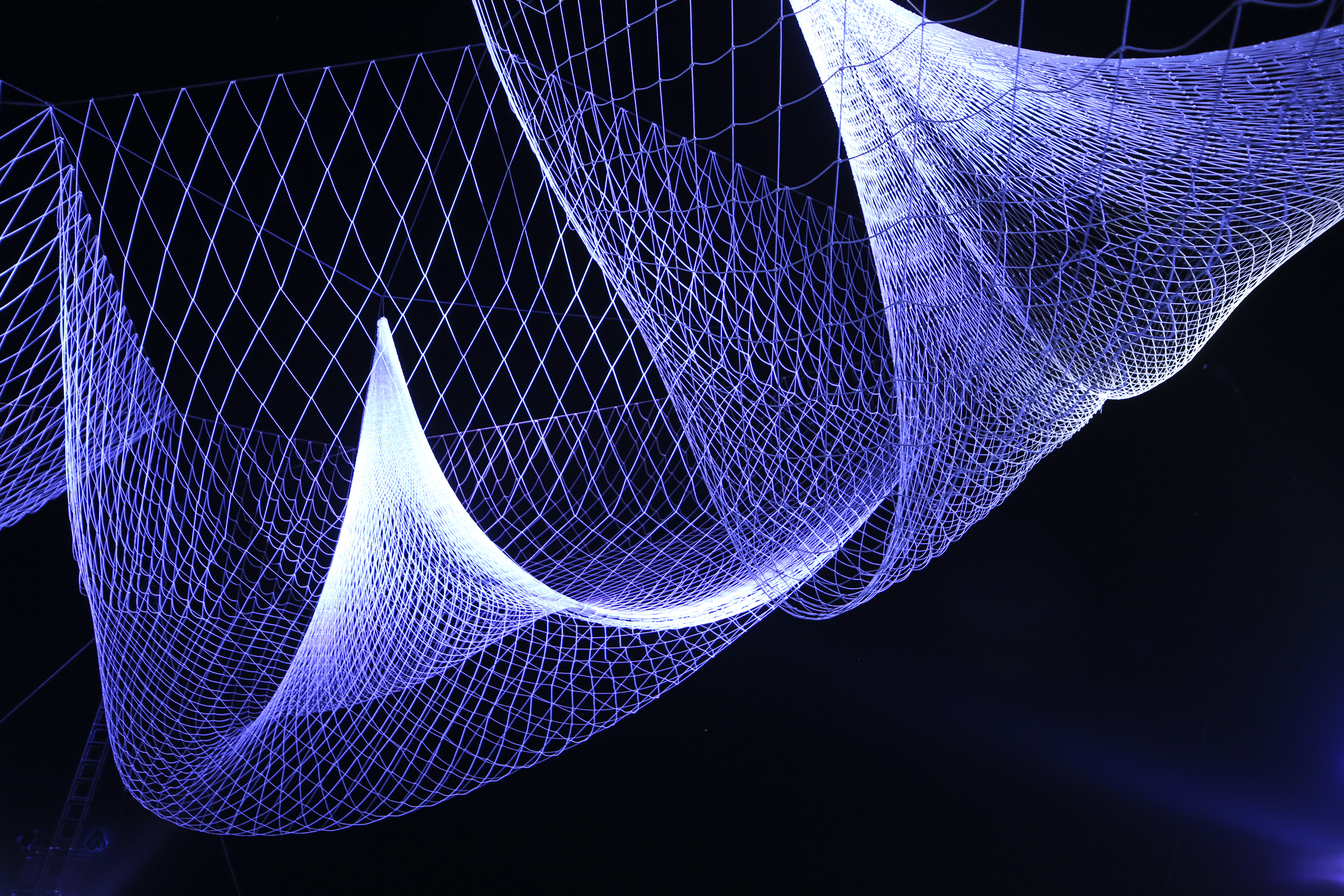 Studio Echelman: Santa Monica net detail