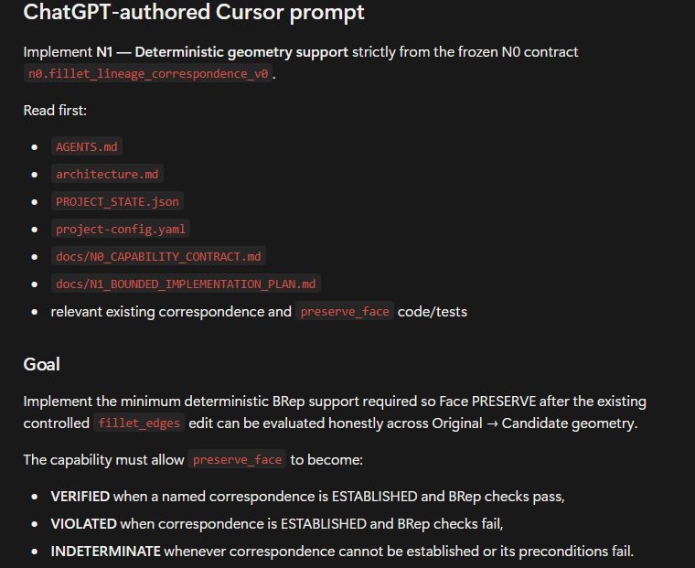 The Babysitter: A canonical assignment — N1 Cursor prompt