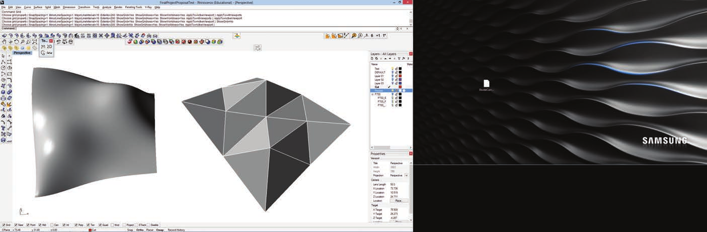 Digital Fabrication Studies: Folding parametric modeling