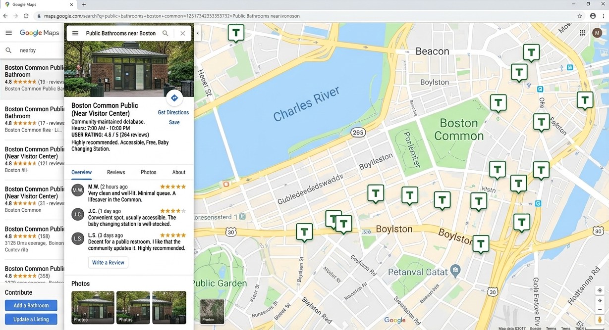PUBLIC: Map interface study