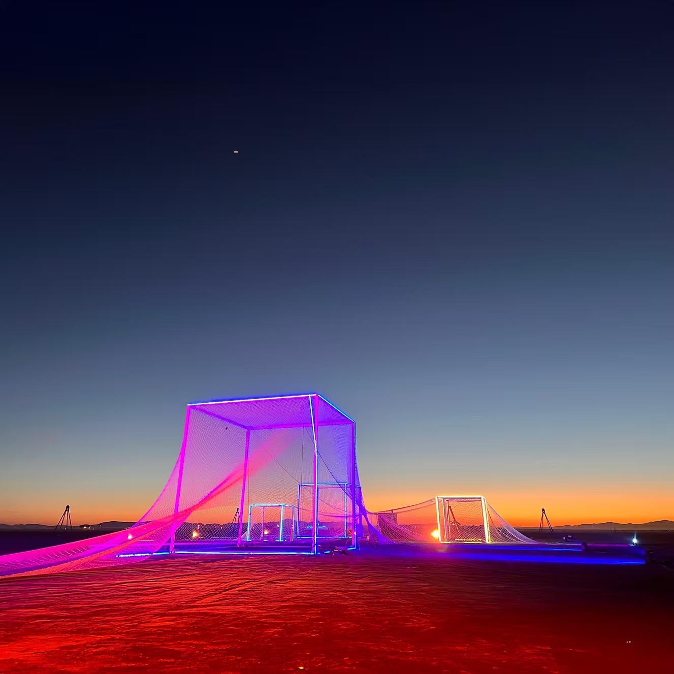 Convergence: Night installation