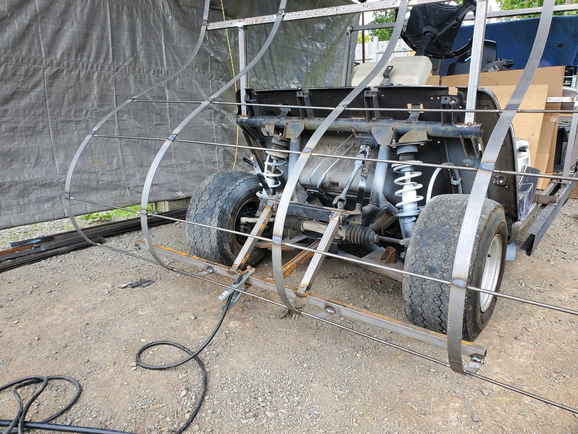 Santa's Slay: Welding the sleigh frame
