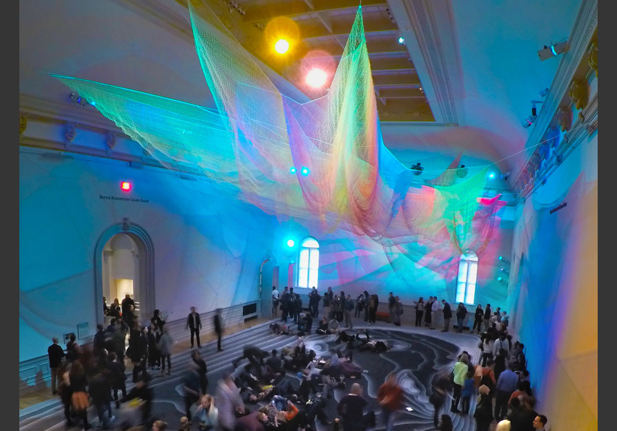 Studio Echelman: 1.8 Renwick — Smithsonian, Washington DC, 2015